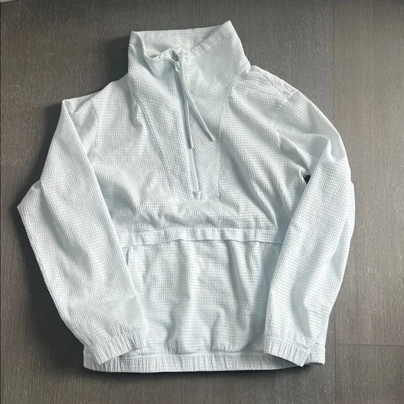 Lululemon Athletica Light Blue Half-Zip Sweatshirt - Picture 6 of 8